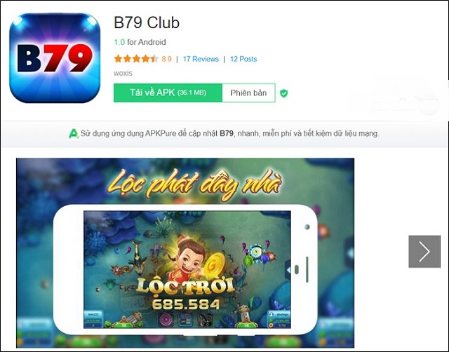 Hướng dẫn tải B79 club cho điện thoại iOS và Android